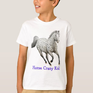 Camisa louca do miúdo do cavalo do Appaloosa