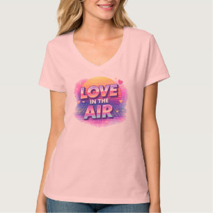 Camisa Love i In The Air Retrro 80s Dia dos Namora