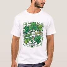 Camisa Lucky & Bold Shamrock do Dia de São Patríci