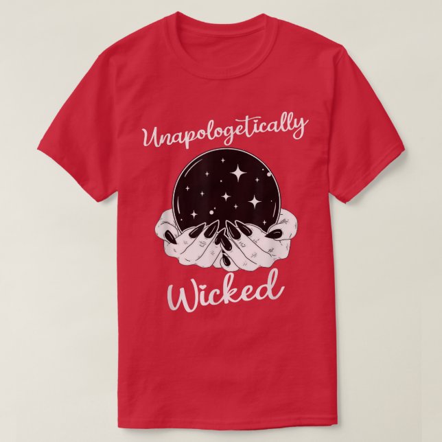 Camisa Má De Bruxa Má, Indesculpavelmente Má (Frente do Design)