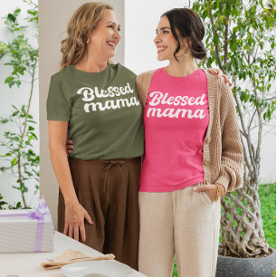 Camisa Mãe Abencoada - Presente do Dia das Mães e 