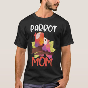 Camisa Mãe de Papagaio Animal de Estimação Adoráve