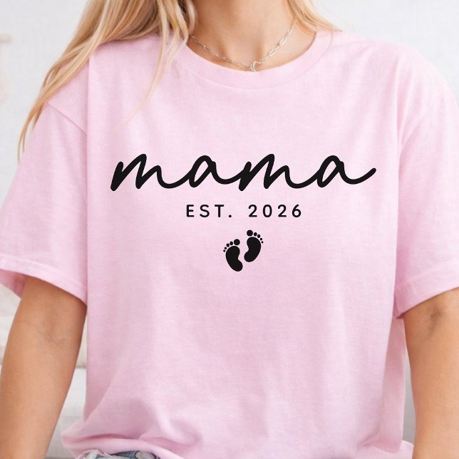 Camisa Mãe Vida de Mãe Roteiro Personalizado Moder (new mom shirt gift, modern mom shirt gift, first time mom shirt gift, baby shower gift mama shirt,)