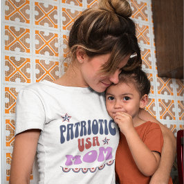 Camisa Mães de 4 de julho, Camisa Mãe Americana Pa