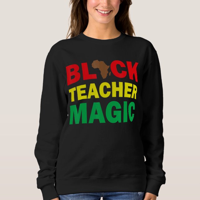 Camisa Magia do Professor Negro Professor Mês da H (Frente)