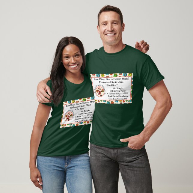 Camisa Mágica de Natal para Empresários (Unissex)