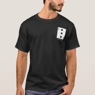 Camisa mágica do truque de cartão