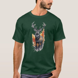 Camisa Majestosa do Cervo de Cauda Branca