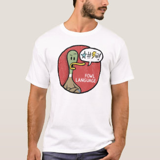 Camisa mal-humorada da língua da galinha