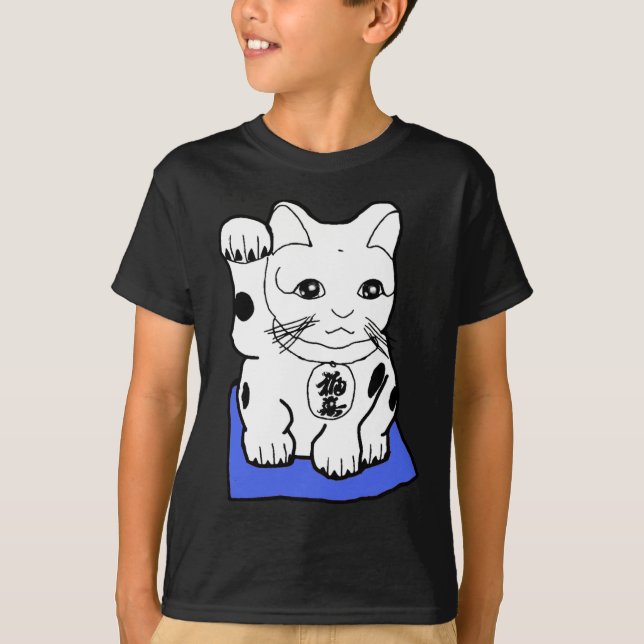Camisa Maneki Neko (Gato Sortudo) Japonês (Frente)