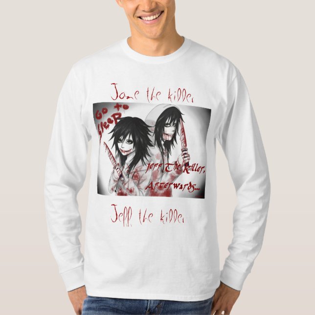 Camisa Manga Larga De Jeff The Killer (Frente)