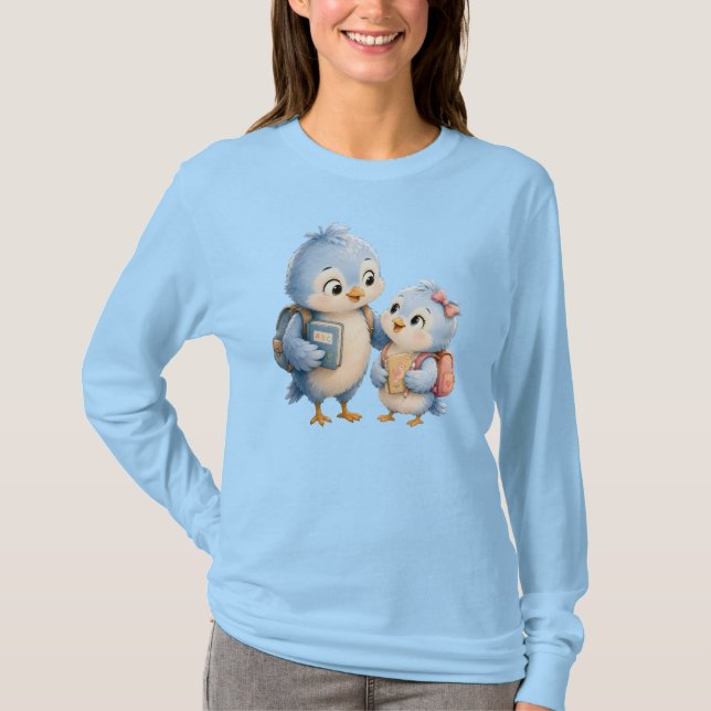 Camisa Manga Longa Blue Bird Duo (Frente)