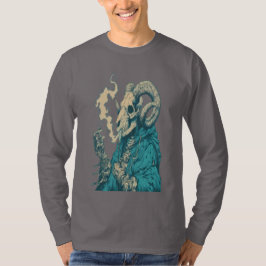 Camisa Manga Longa Crânio de Carneiro Fumando Ocul