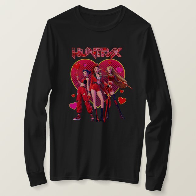 Camisa manga longa de K-pop  (Frente do Design)