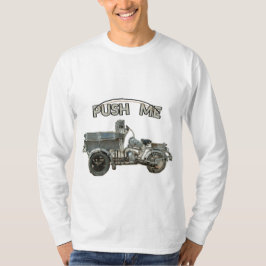 Camisa Manga Longa de Moto Push Me Vintage Engraça