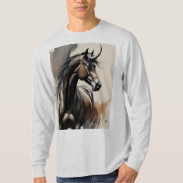 Camisa Manga Longa Pintura de Cavalo