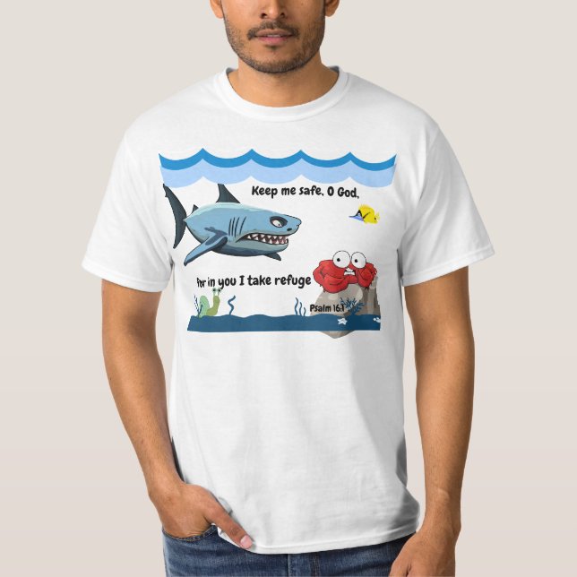 Camisa "Mantenha-me seguro para Deus, ..." (Frente)