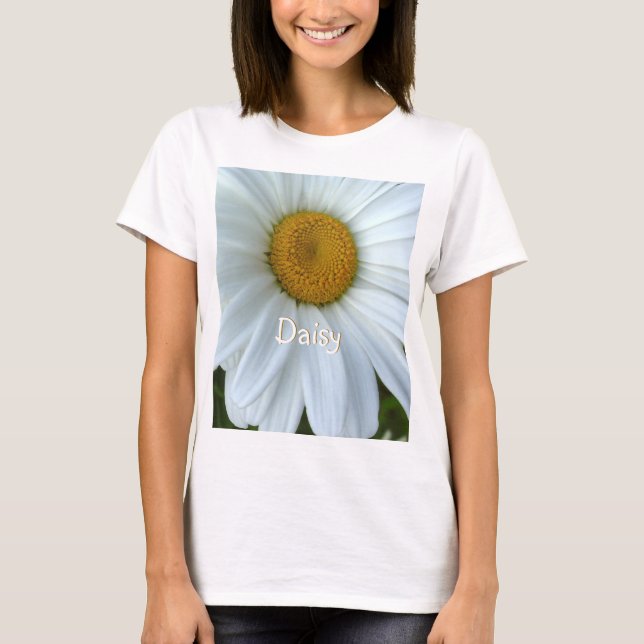 Camisa margarida feminina Camiseta tradicional (Frente)