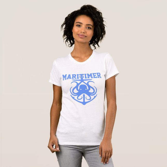 Camisa Maritimer Nova Escócia Atlantic Província s (Frente Completa)