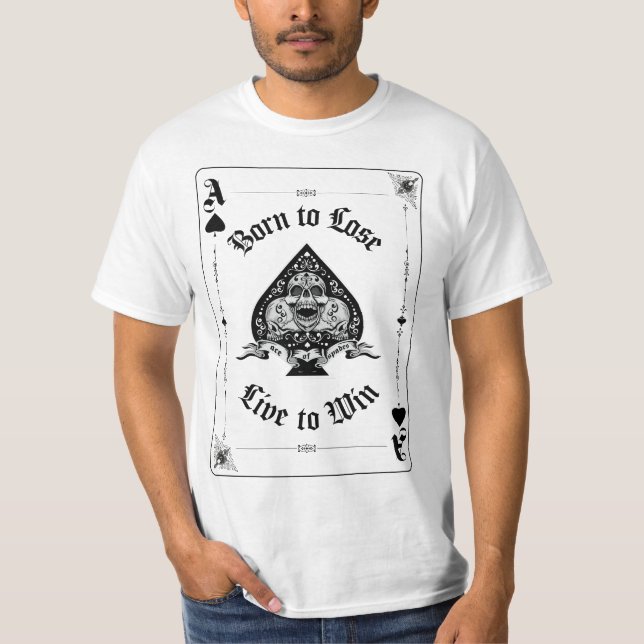 Camisa masculina Ace of Spades (Frente)
