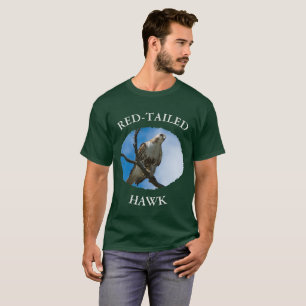 Camisa masculina básica escura Falcão à caça