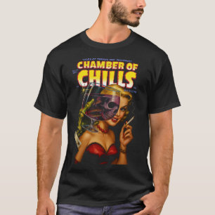 Camisa Masculina Chamber of Chills Vintage Horror