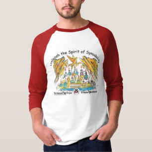 Camisa masculina com imagem de poster PVP na frent
