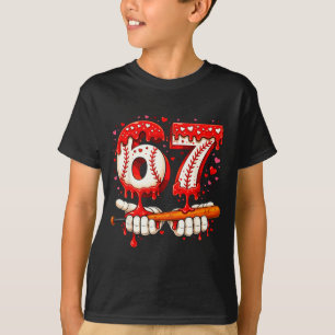Camisa Masculina de Beisebol 67 Sorvete Drip