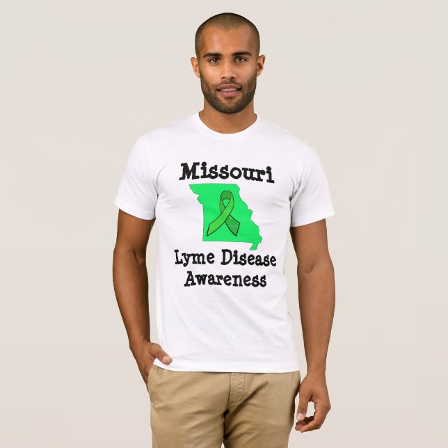 Camisa masculina de conscientização sobre a doença (Frente Completa)