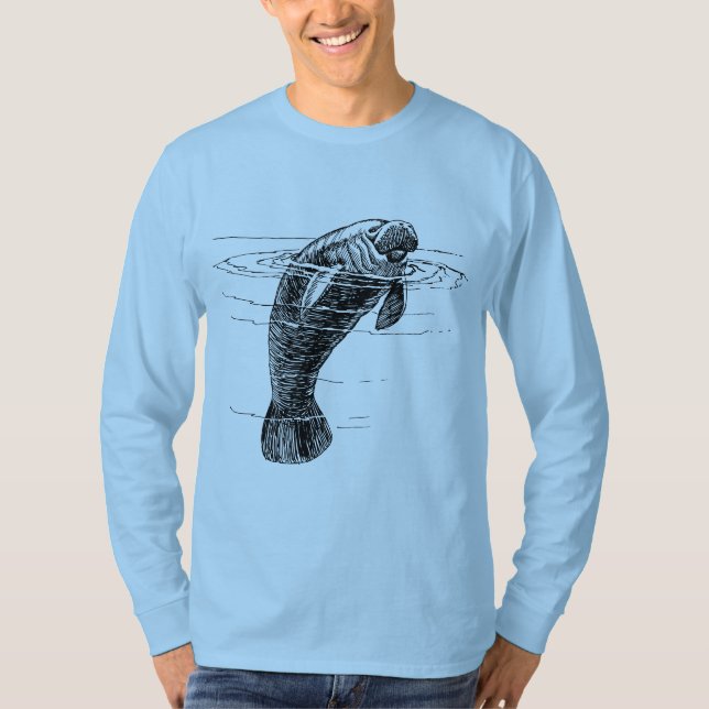 Camisa masculina de Manatee (Frente)