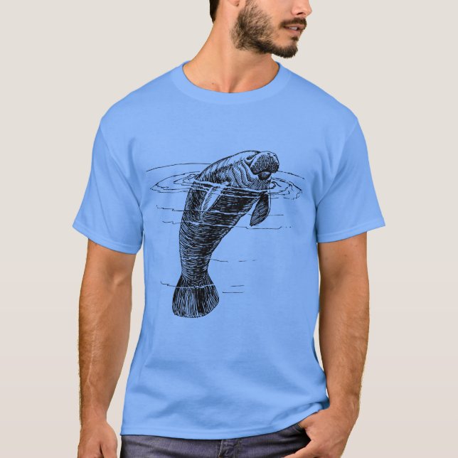 Camisa masculina de Manatee (Frente)