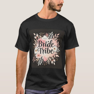 Camisa masculina do partido Watercolor Bride Tribe