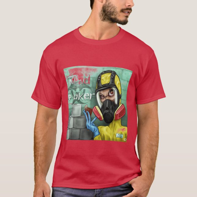 Camisa masculina do Poker MAD (Frente)