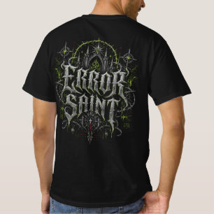 Camisa Masculina Error Saint Gótico Cyberpunk Fren