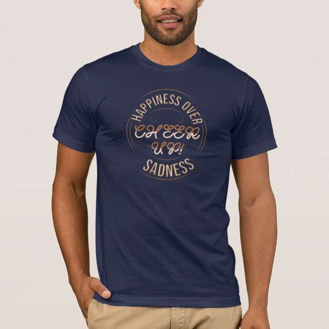 CAMISA MASCULINA ESCOLE HAPPY CHEER UP (Frente)