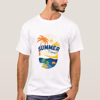 Camisa masculina, hora de verão, praia