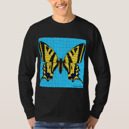 Camisa Masculina Manga Longa Swallowtail (vívida)