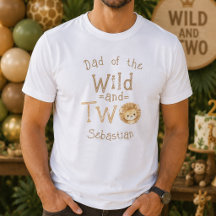 Camisa masculina Pai do Selvagem e Dois de 2º aniv