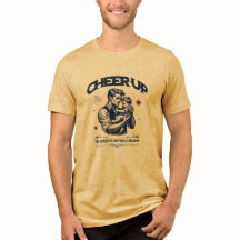 CAMISA MASCULINA TRI-BLEND DADDY CHEER UP