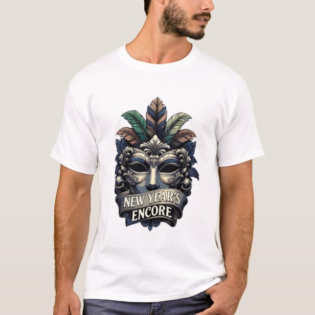 Camisa Masquerade Mask T-Shirt, Filigrana Simétric (Frente)