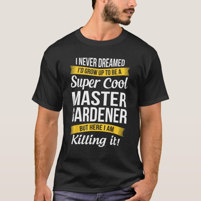 Camisa Master Gardener Presente Divertido (Frente)