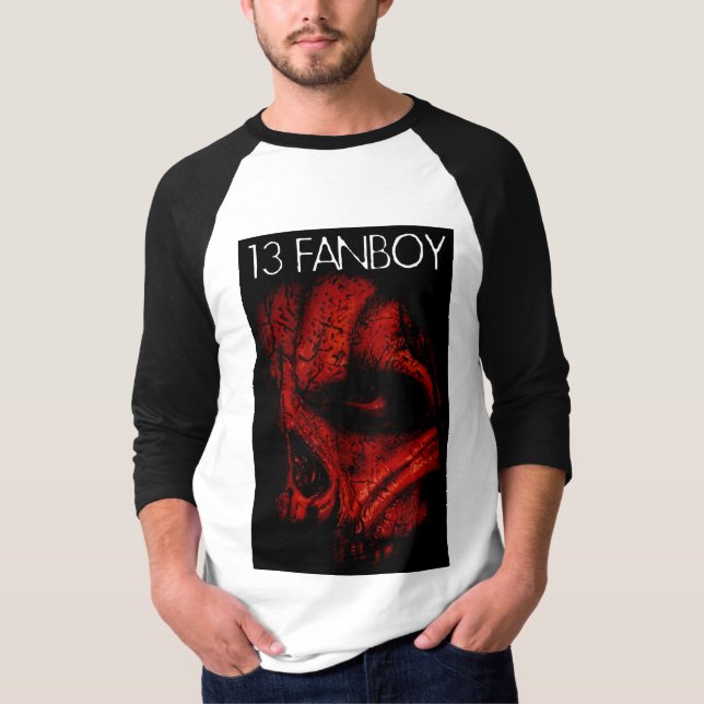 Camisa meados de da luva de 13 Fanboy (Frente)