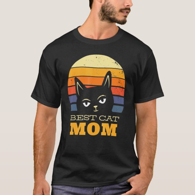 Camisa Melhor Mãe de Gato de Todos os Tempos, Gata (Frente)