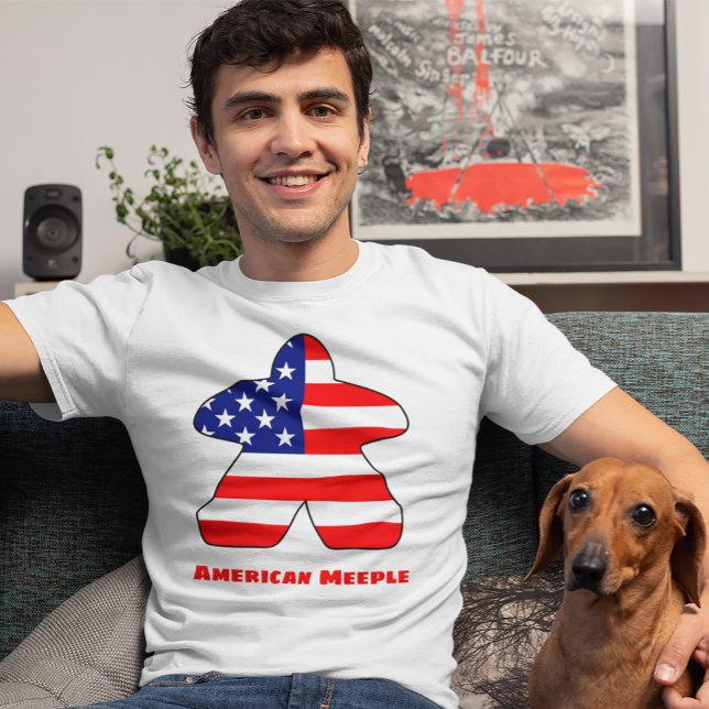Camisa Mens Americana (Criador carregado)