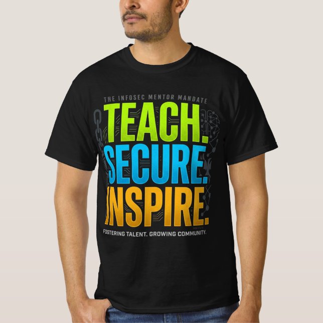 Camisa Mentor: Ensine, Proteja, Inspire (Frente)
