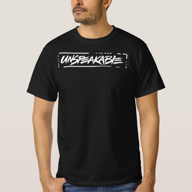 Camisa Merch T-Shirt Long Sleeve, Indescritível H (Frente)