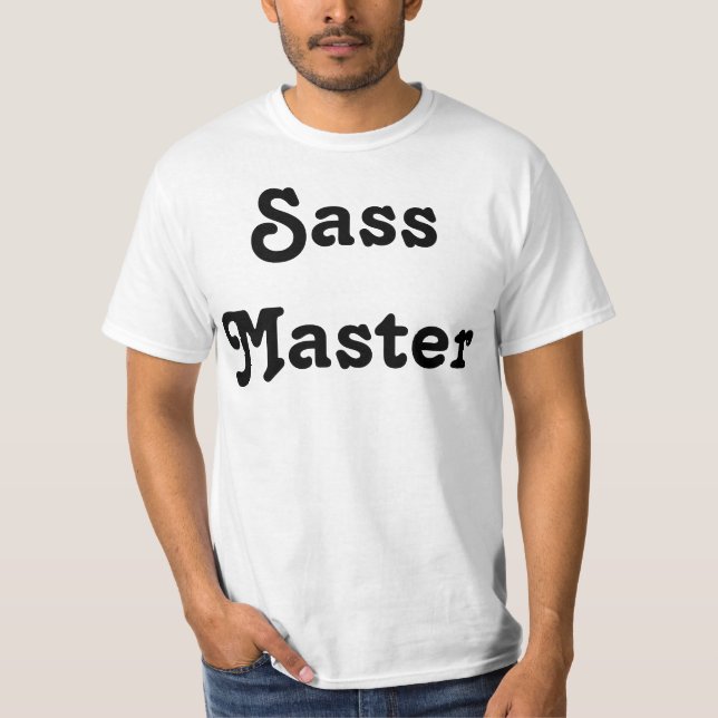 Camisa mestra do Sass (Frente)