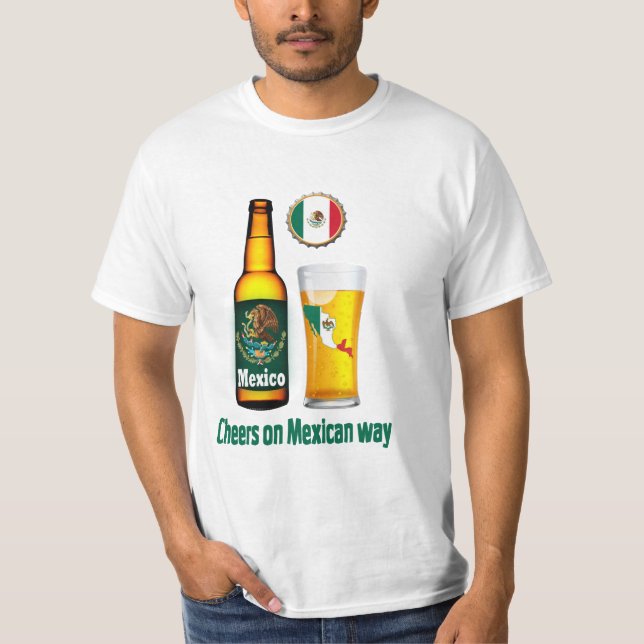 Camisa mexicana da cerveja (Frente)