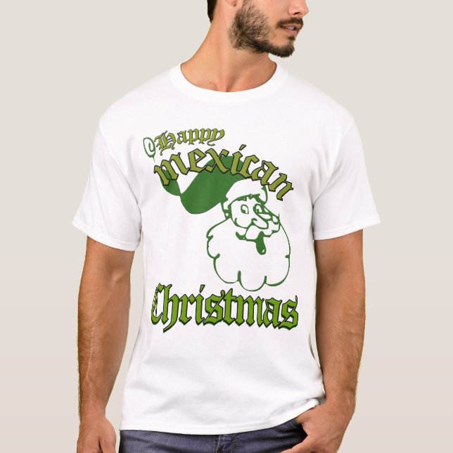 Camisa mexicana do Natal T (Frente)