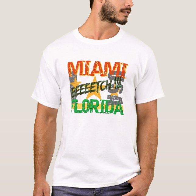 Camisa Miami Beeetch (Frente)